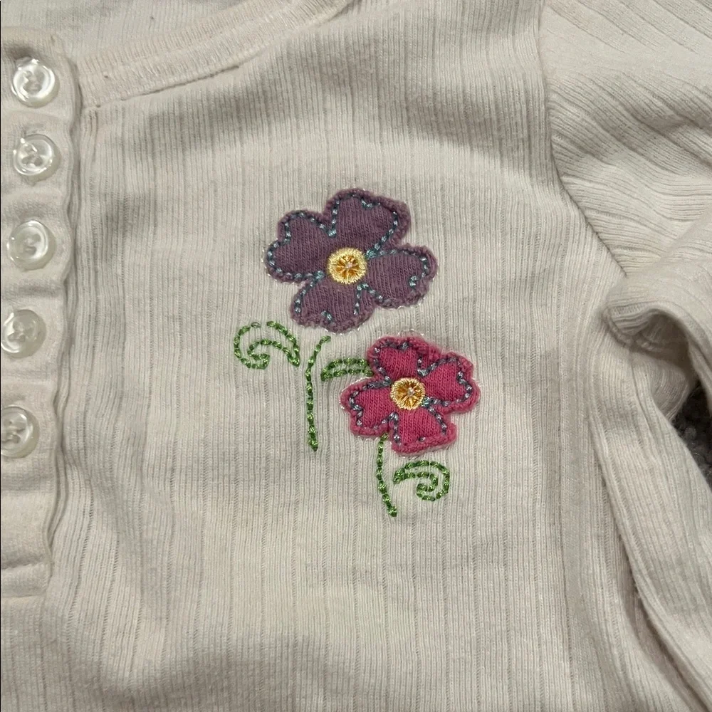 Good🎉 Condition CARTERS and SPROCKETS pair of Girls' Floral Long Sleeve Tops -2T